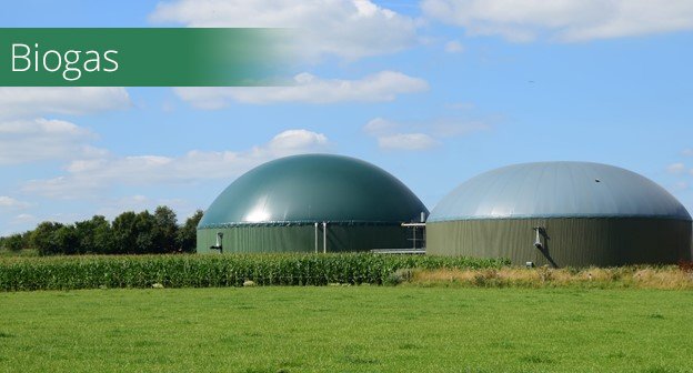 Biogas facility in rural area