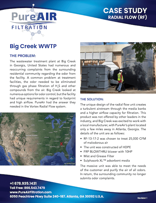 Big Creek WWTP wastewater treatment case study brochure