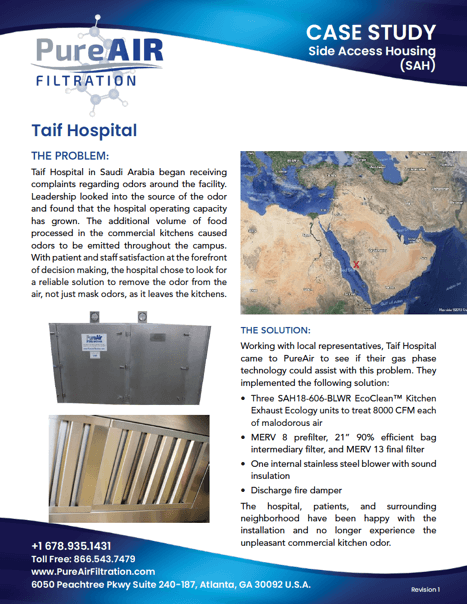 Taif Hospital case study brochure