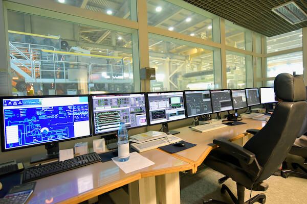 electronics control room