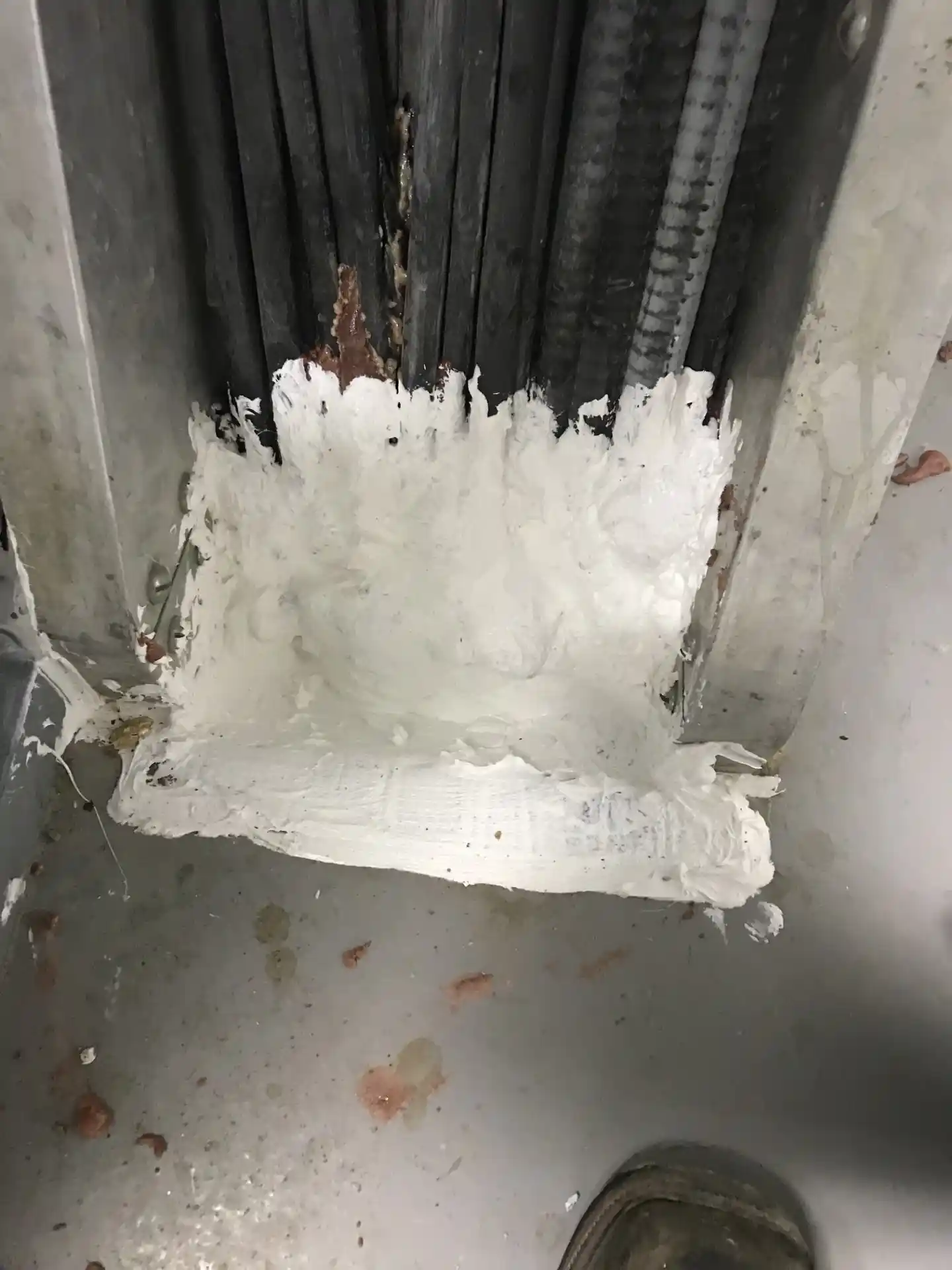 After exposed cords