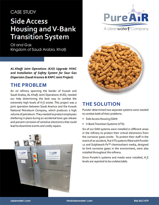 Saudi Arabian oil refinery case study brochure