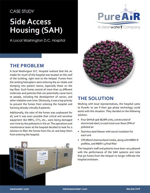 Local Washington D.C. hospital case study brochure